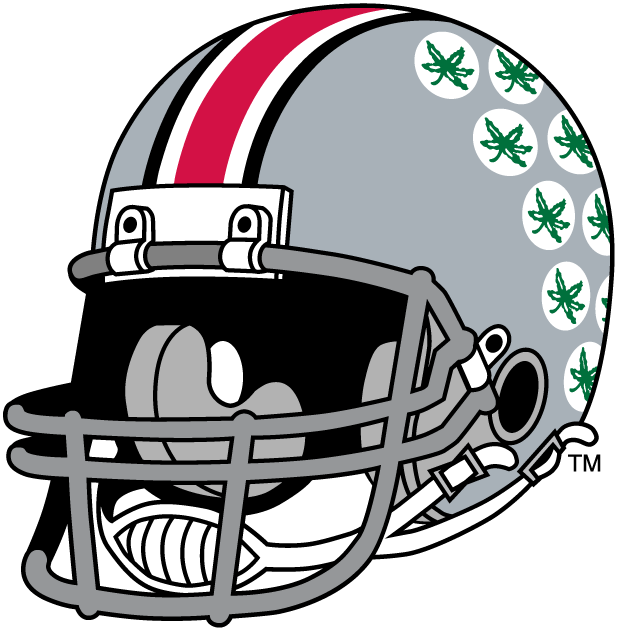 Ohio State Buckeyes 1968-Pres Helmet Logo iron on transfers for clothing
